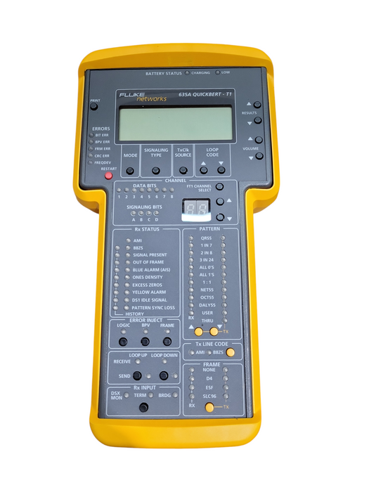 Fluke Networks 635A QuickBERT‑T1 Handheld T1 Analyzer