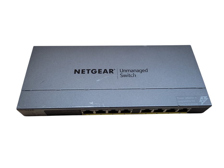 NETGEAR GS108LP 8-Port Gigabit Ethernet PoE+ Unmanaged Switch