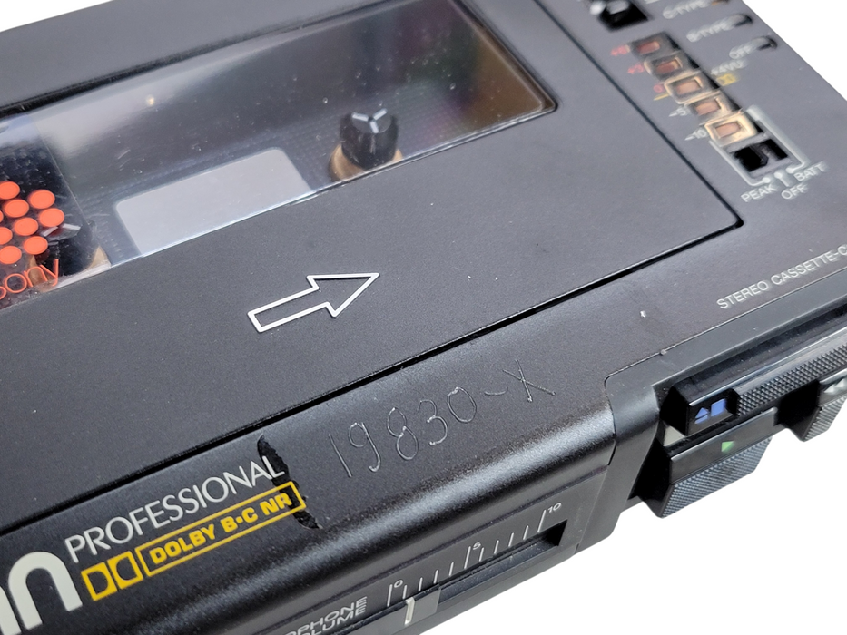 Sony Walkman Professional - WM-D6C + BOX + PWR ADPTR + CASE (READ)