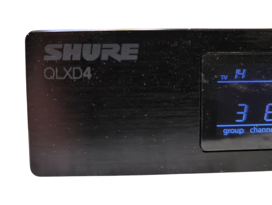 Shure Digital Wireless UHF Receiver QLXD4 G50 470-534 MHz w/ PWR