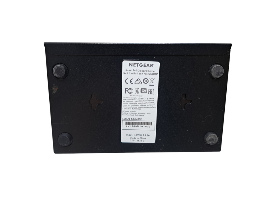 NETGEAR GS305P 5-Port Unmanaged PoE Switch *NO ADAPTER*