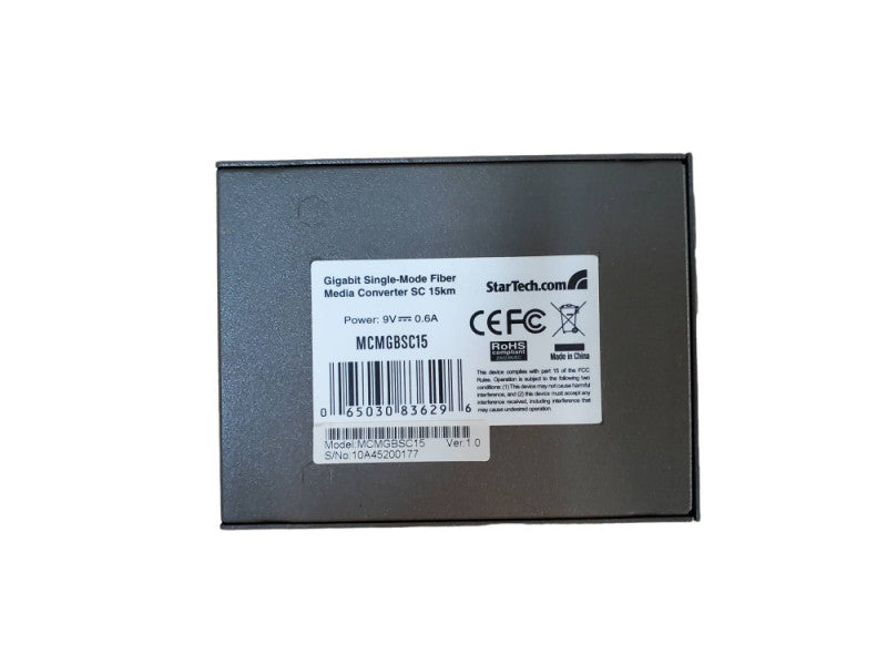 StarTech MCMGBSC055 Gigabit Multi-Mode Fiber Media Converter SC Q@
