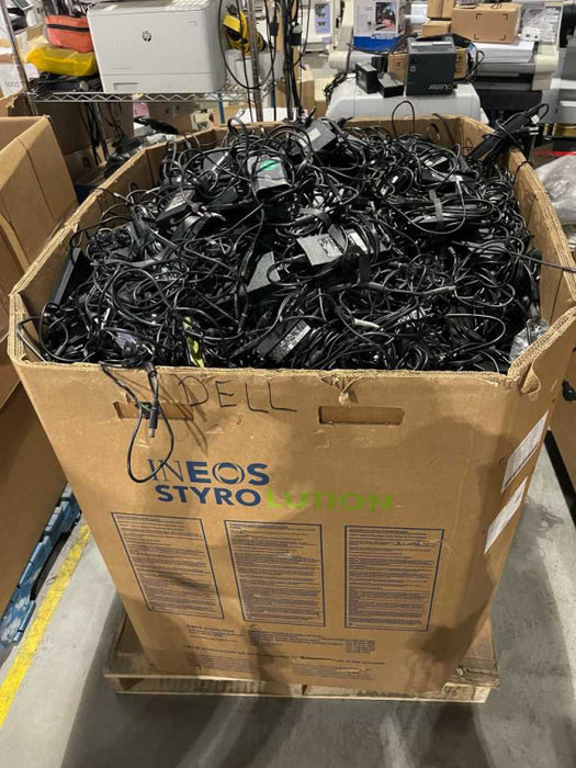 Approximately 1300lbs Dell Power Adapters, Assorted