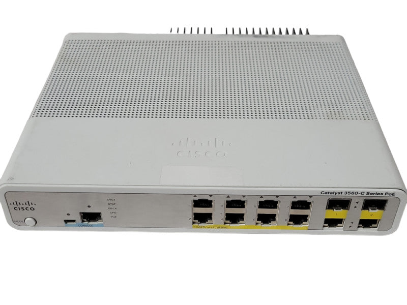 Cisco WS-C3560C-8PC-S V01 8 Port Catalyst 3560-CG Series PoE Ethernet Switch Q_