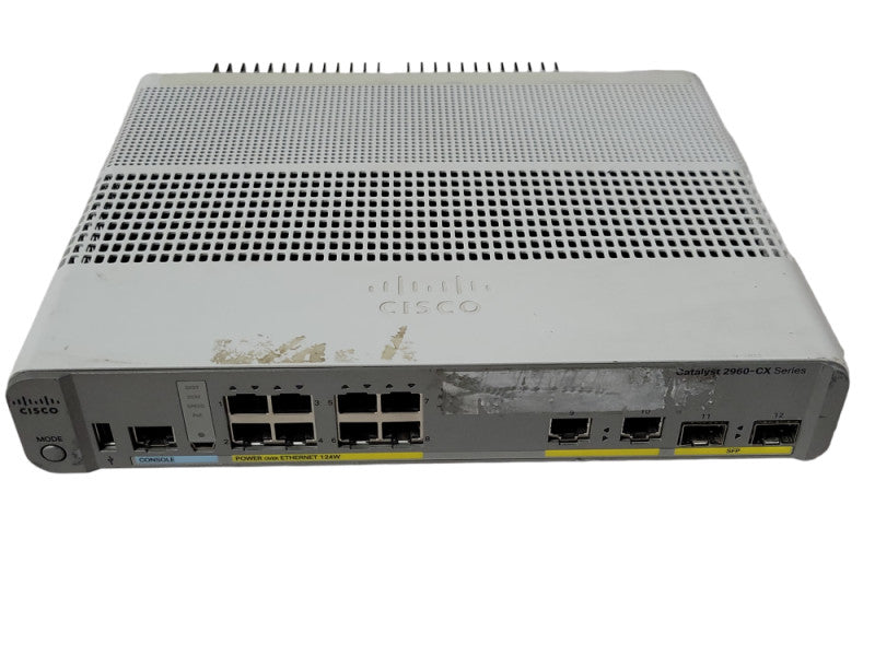 Cisco WS-C2960CX-8PC-L Compact Switch 8-Port, Factory reset _