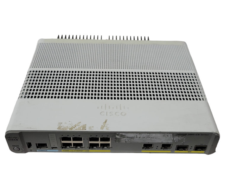 Cisco WS-C2960CX-8PC-L Compact Switch 8-Port, Factory reset _