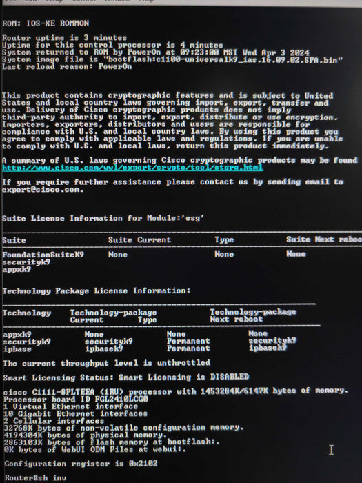 Cisco C1111X-8P Integrated Services Router with 8-Gigabit  Q_