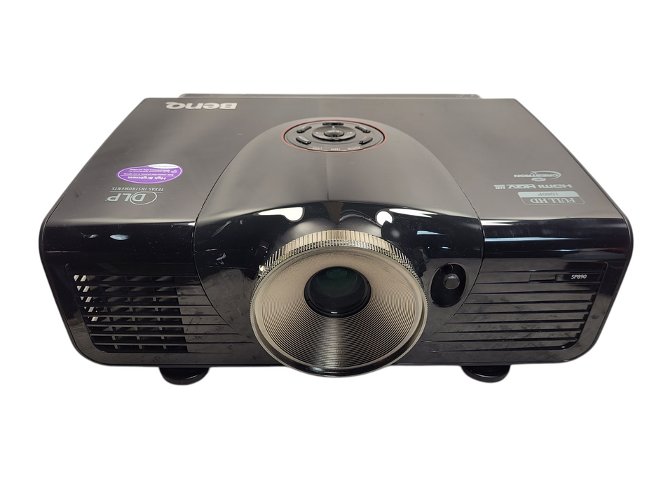 BenQ SP890 Full HD DLP Projector - 4000 Lumens - Lamp Timer : 1923 Hours