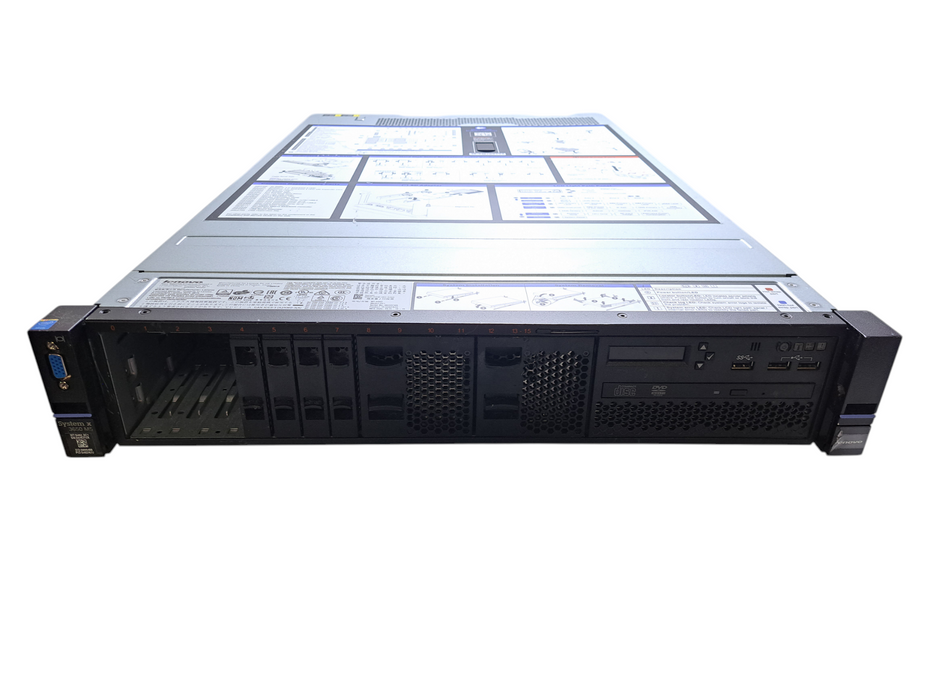 Lenovo System X 3650 M5 8x 2.5" | 1x Xeon E5-2680 v3 CPU, 16GB DDR4, M5210