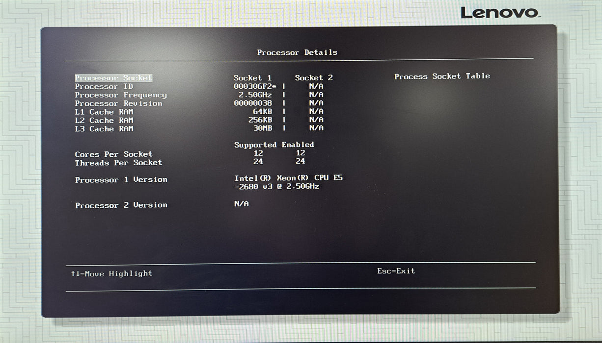 Lenovo System X 3650 M5 8x 2.5" | 1x Xeon E5-2680 v3 CPU, 16GB DDR4, M5210