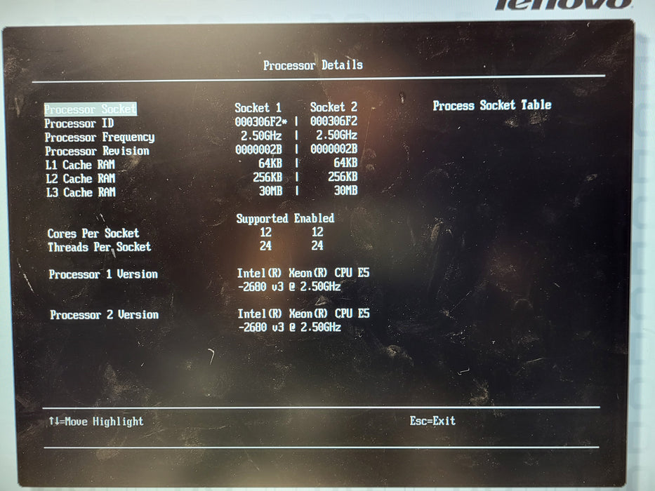 Lenovo System x3650 M5 2.5" - 2x Xeon E5-2680 v3 16GB DDR4, M5210 - No HDD