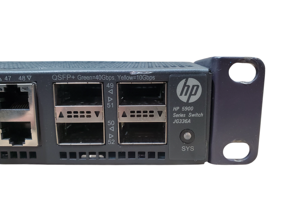 HPE 5900AF-48XGT-4QSFP+ SwitchJG336A w/ Dual Power & Fans
