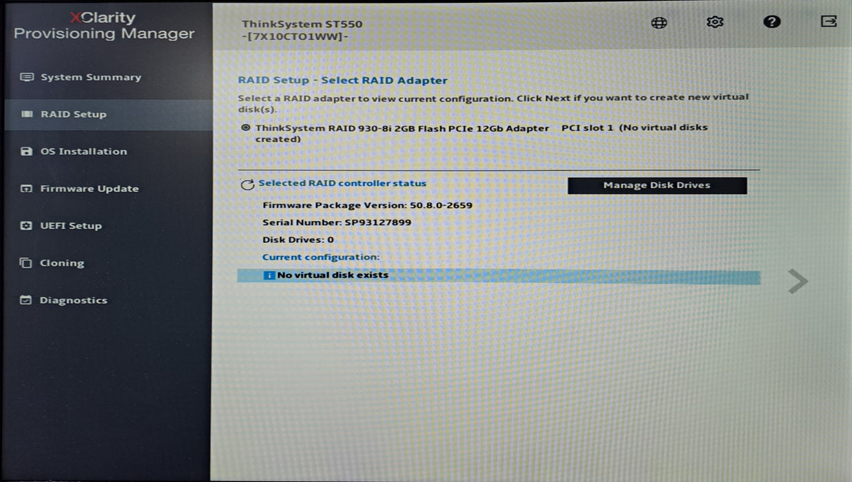 Lenovo ThinkSystem ST550 | 1x Xeon Silver 4216, 16GB DDR4, 930-8i, 2x 750W