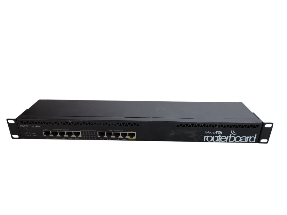 MikroTik RB2011iL-RM | 8-Port Switch - 4-Port GBE / 4-Port FE (READ)