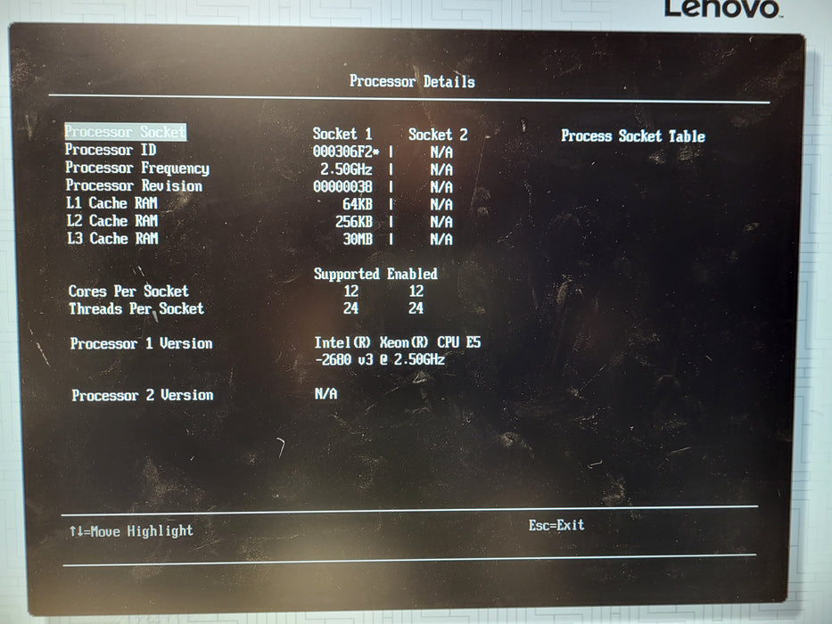 Lenovo System x3650 M5 2.5" - Xeon E5-2680 v3 8GB DDR4, M5210 - No HDD