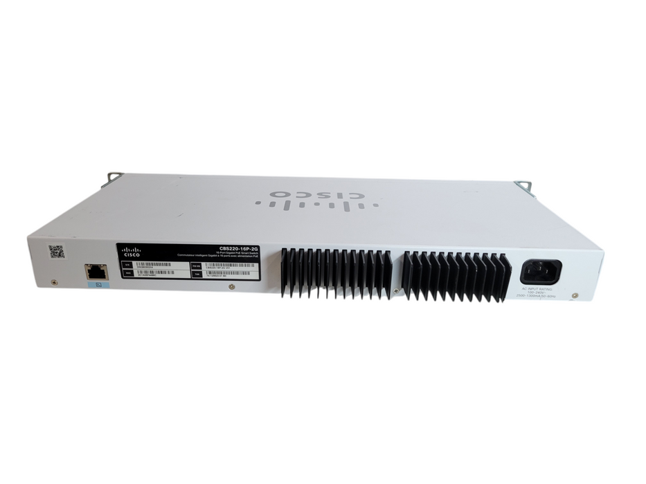 Cisco Business 220 Series - 18-Port Gigabit PoE Smart Switch CBS220-16P-2G