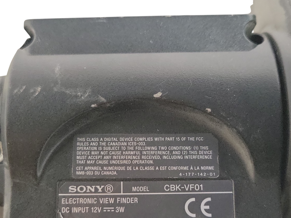 Sony CBK-VF01 LCD Viewfinder for PMW-350 PXW-X500 PXW-X580, AS-IS