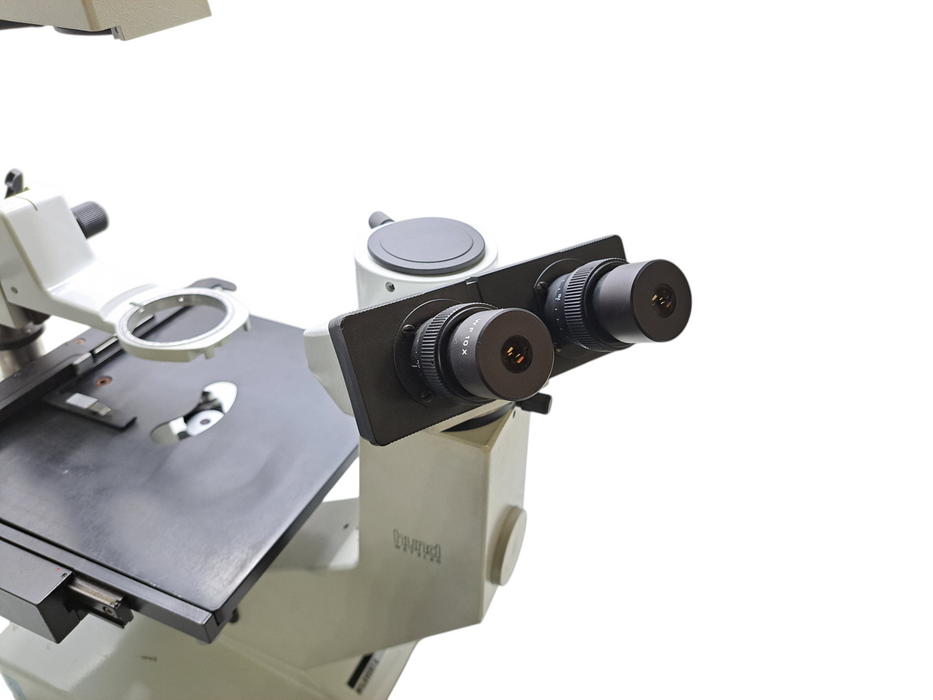 Hund Wilovert S Inverted Trinocular Photo Phase Contrast Microscope *READ*