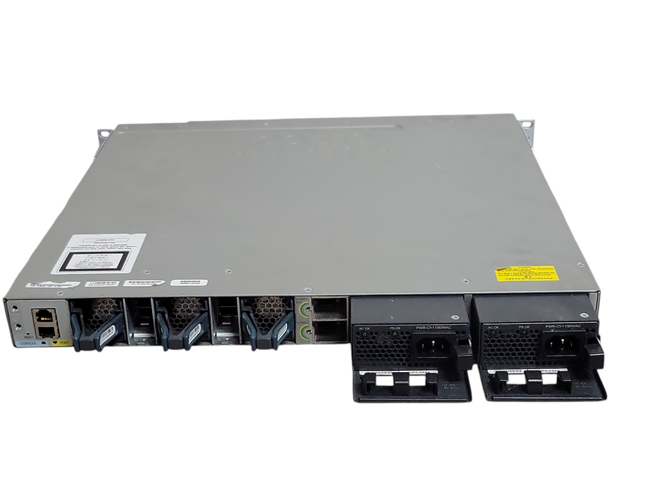 Cisco WS-C3850-48U-S 48-Port UPOE GB 2x PSU Switch, FACTORY RESET, See Detail  _