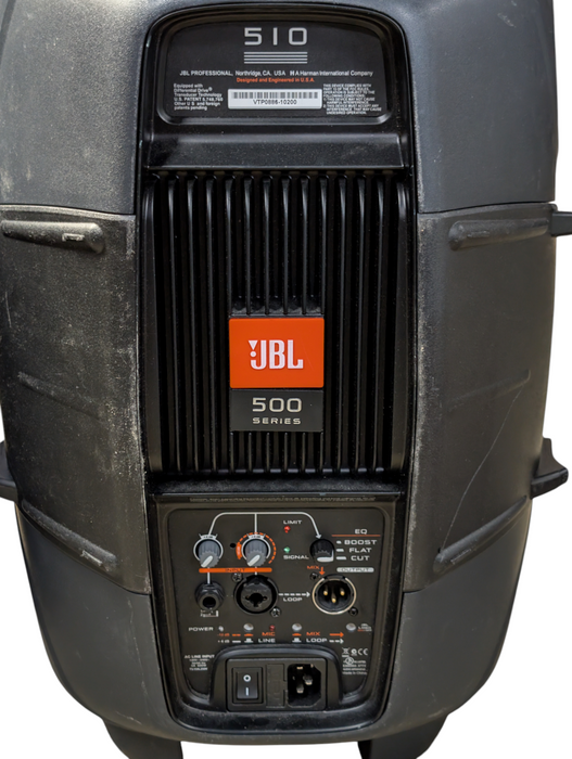 Lot of 2x JBL EON 510 Powered 10” Two Way Speaker 500 Series Please READ