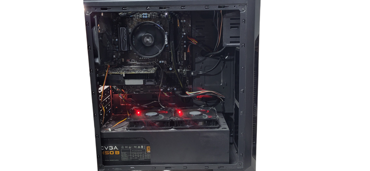 Custom PC Ryzen 5-1400 CPU| 16GB DDR4| 250GB NVMe| GTX 1050 | B350M PRO-VDH