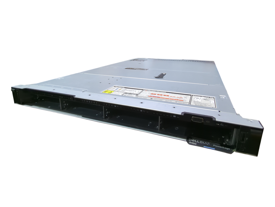 Dell PowerEdge R450 1U 4x3.5" Barebone Server w/ Heatsink, RAID, PSU, READ