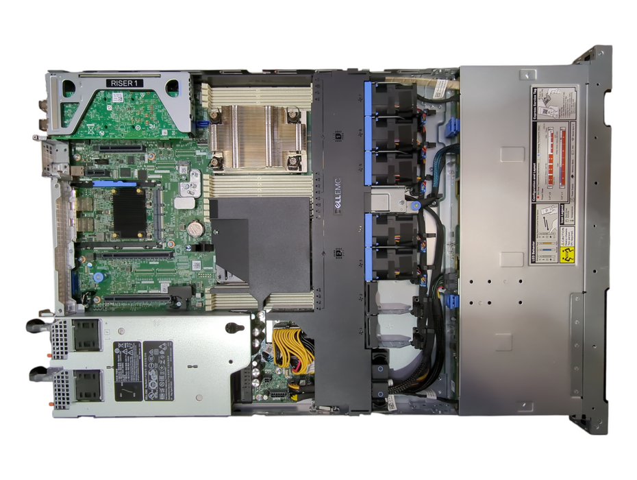 Dell PowerEdge R450 1U 4x3.5" Barebone Server w/ Heatsink, RAID, PSU, READ