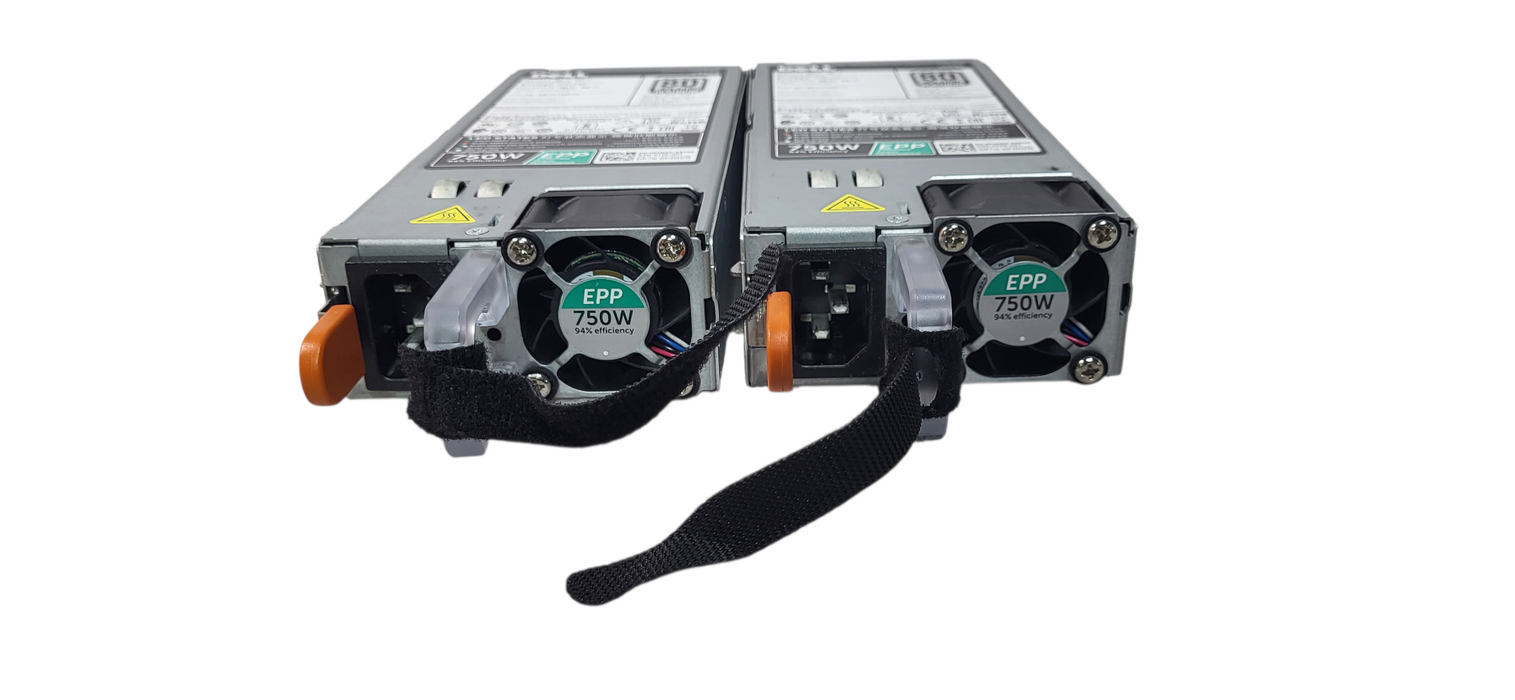 Pair of Dell E750E-S1 POWEREDGE Power Supply 750W DP /N 0PJMDN