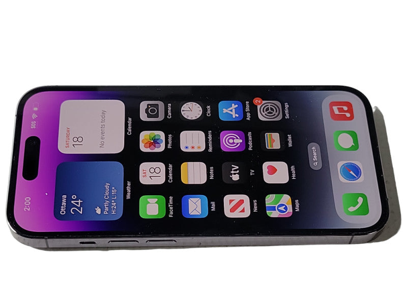 Apple iPhone 14 Pro 128GB smart phone, No SIM Restriction, eSIM Only, READ _