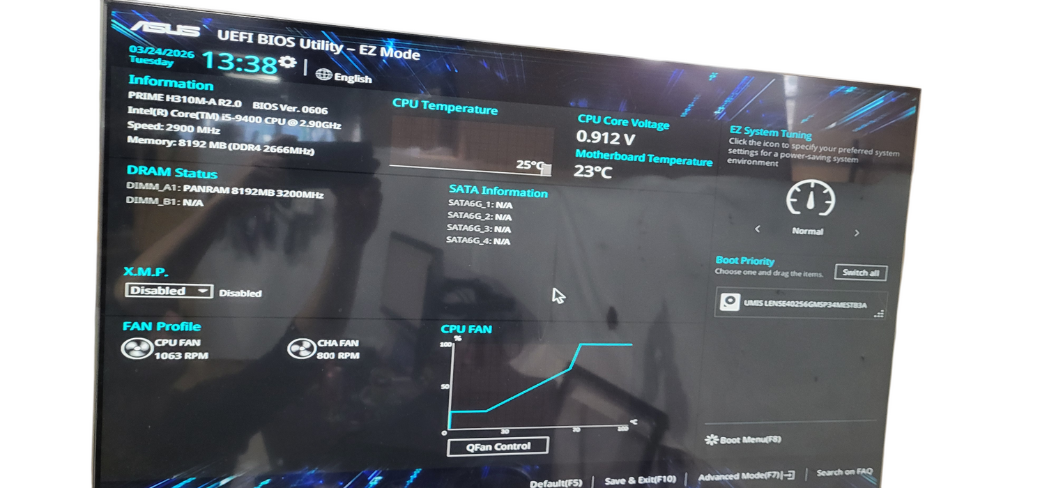 Custom PC i5-9400 CPU |  8GB DDR4 RAM | 256GB NVME | Prime H310M-AR