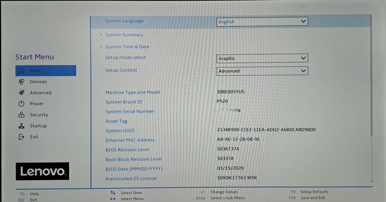 Lenovo ThinkStation P520 | Xeon W-2123 @3.60GHz, 16GB DDR4, M2000, 512GB NVMe