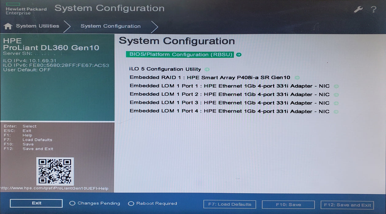 HP ProLiant DL360 Gen10 - 1x Xeon Silver 4210, 16GB DDR4, P408i-a SR - No HDD