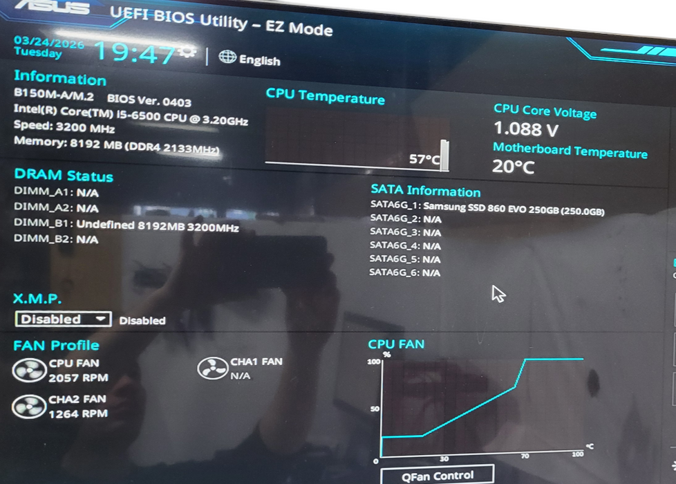Custom PC I5-6500 CPU \8GB DDR4| 250GB SSD | B150M-Am.2