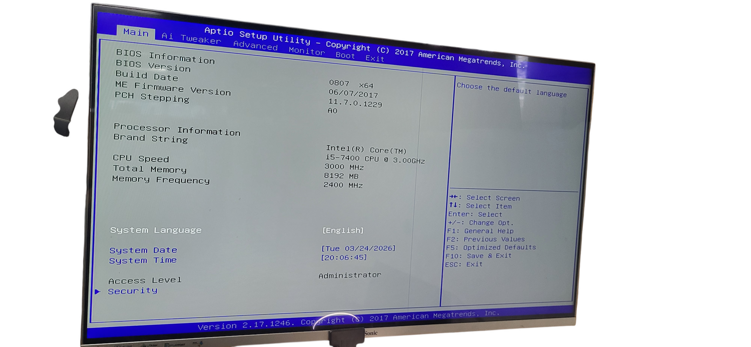 Custom PC i5-7400 CPU | 8GB DDR4 | 240GB SSD | Prime B250M-C