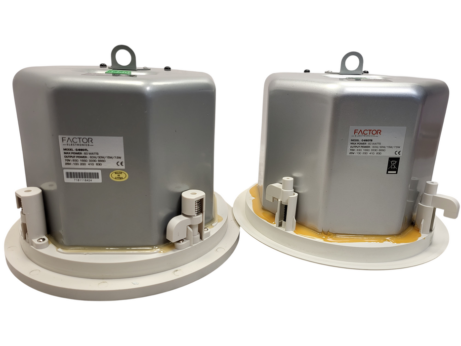 Factor C-660TB, C-660TL Ceiling Speakers READ