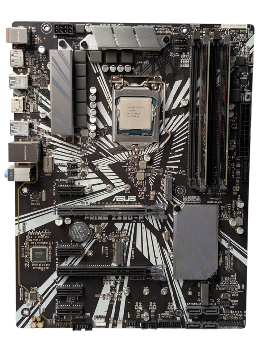 ASUS PRIME Z390-P Intel Core i7-9700K 16GB RAM Motherboard combo