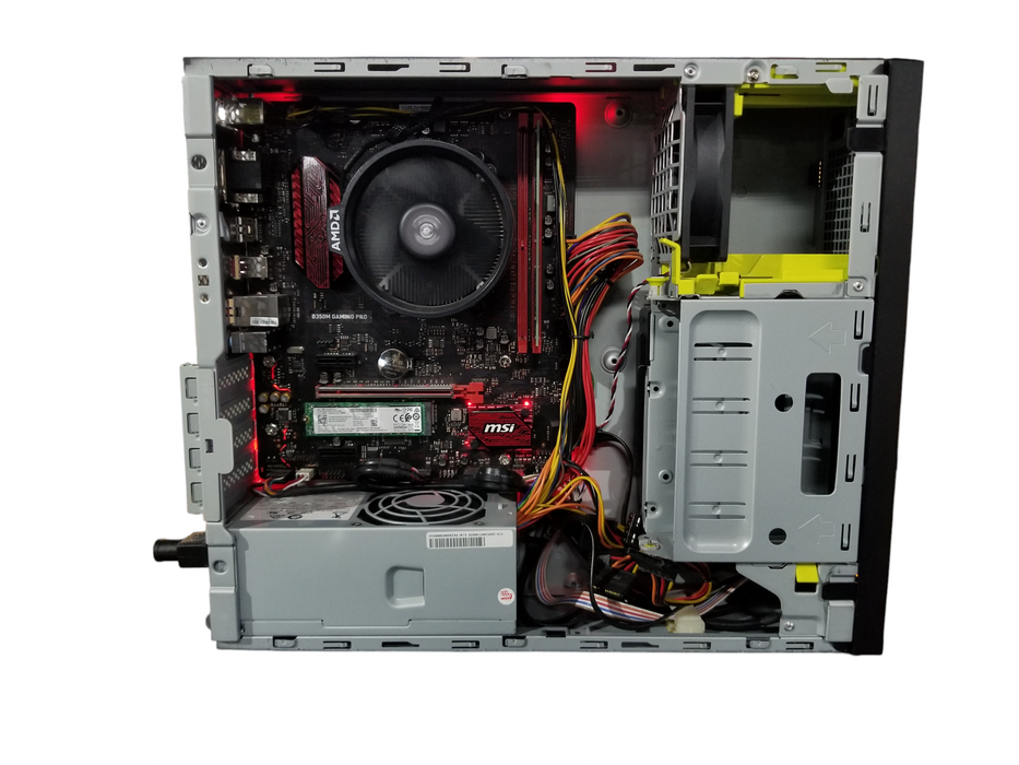 Custom PC MSI B350M-Gaming-Pro AMD Ryzen 3 2200G 8GB RAM 256GB NVMe