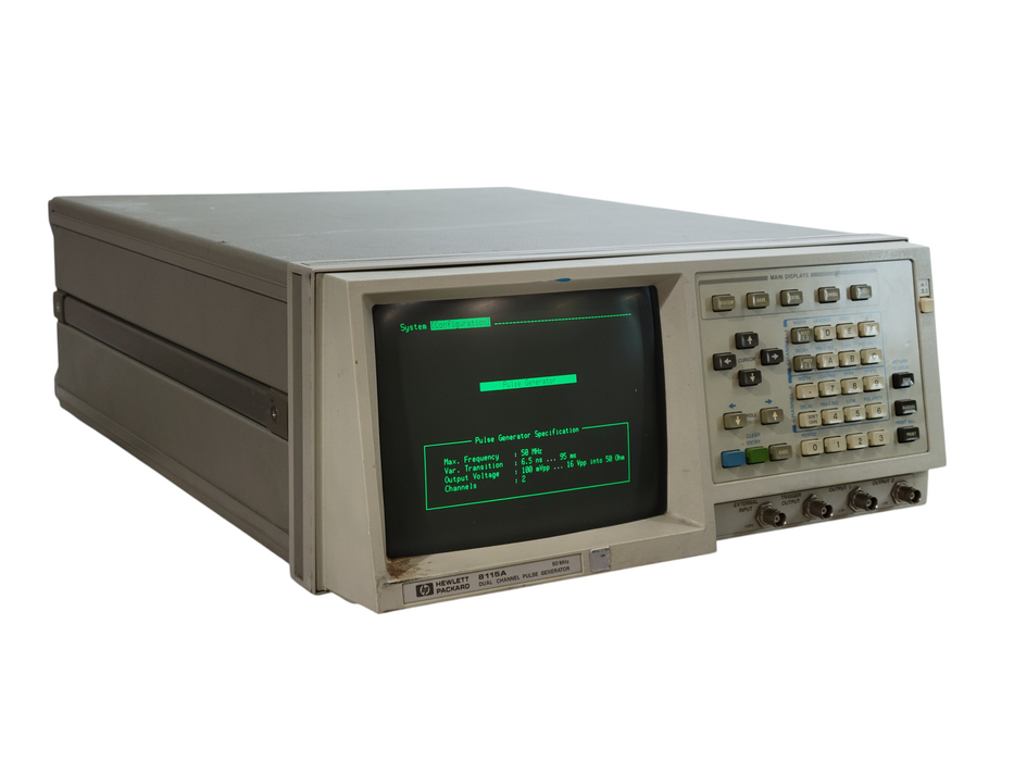 HP 8115A Dual Channel 50MHz Pulse Generator