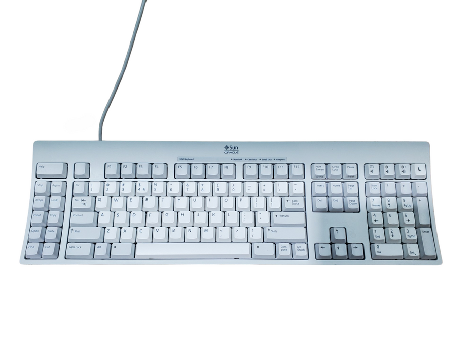 Sun Oracle Type 7 USB Keyboard PN: 320-1367-04