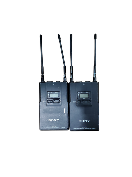 Lot 2x Sony URX-P2 UHF Synthesized Diversity Tuner *READ*