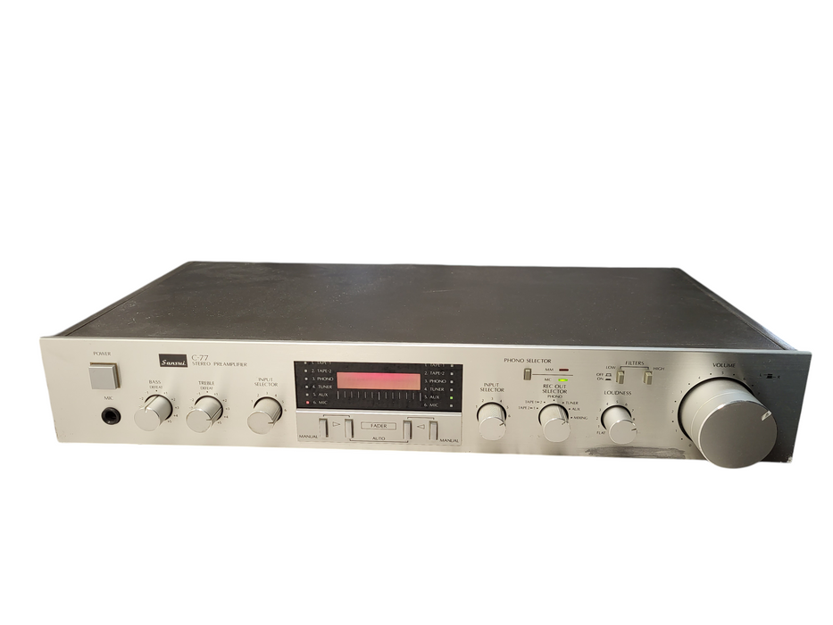 Vintage Sansui C-77 Stereo Preamplifier