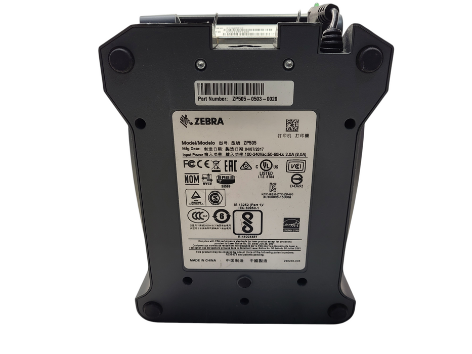 Zebra ZP505 Thermal Label Printer Shipping Printer