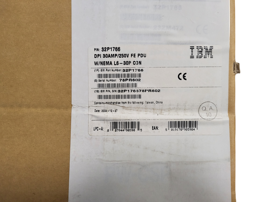 IBM 32P1766 30amp 250v Front-end PDU, Power Distribution Unit Brand new