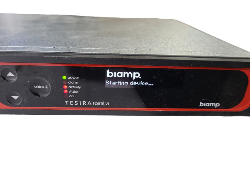 BIAMP Systems Tesira Forte AVB VI Digital Audio Mixer READ $