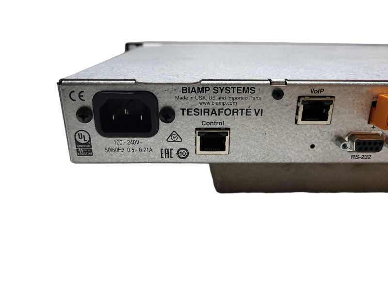 BIAMP Systems Tesira Forte AVB VI Digital Audio Mixer READ $
