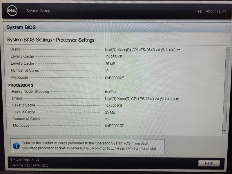 Dell R730 2U 2x Xeon E5-2640v4 @ 2.4GHz 16GB DDR4 2.5\\"  $