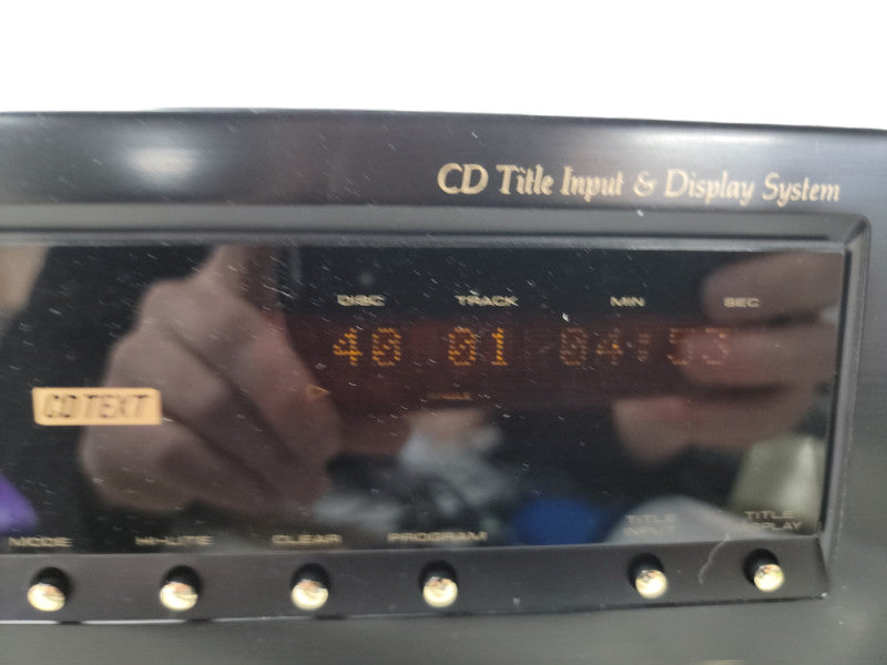 Pioneer PD-F957 File Type Compact Disc Player| Please Read