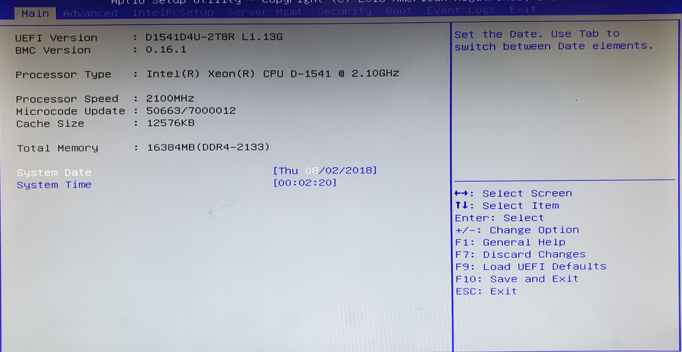 Datto S3P6000 OCT-D1541D4U 1U-Server - Xeon D-1541, 16GB DDR4 - No HDD