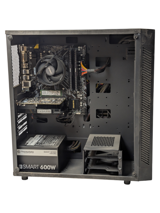 Custom Gaming PC GIGABYTE B450M DS3H AMD Ryzen 5 2600 16GB RAM 256GB NVMe SSD