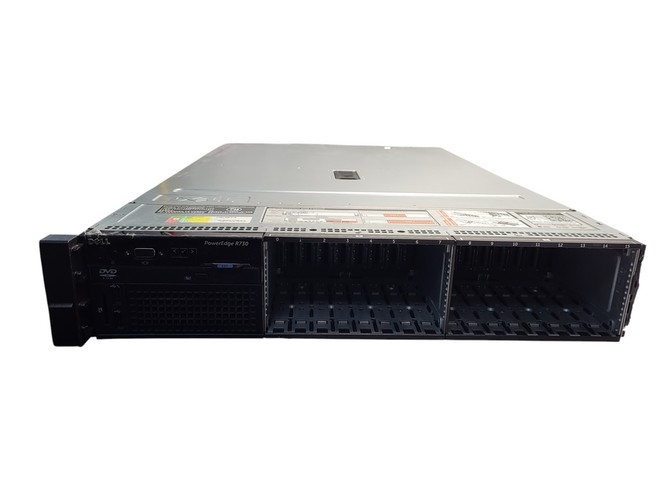 Dell PowerEdge R730 2.5" Xeon E5-2620 v3, 8GB DDR4, H730P Mini - No HDD READ